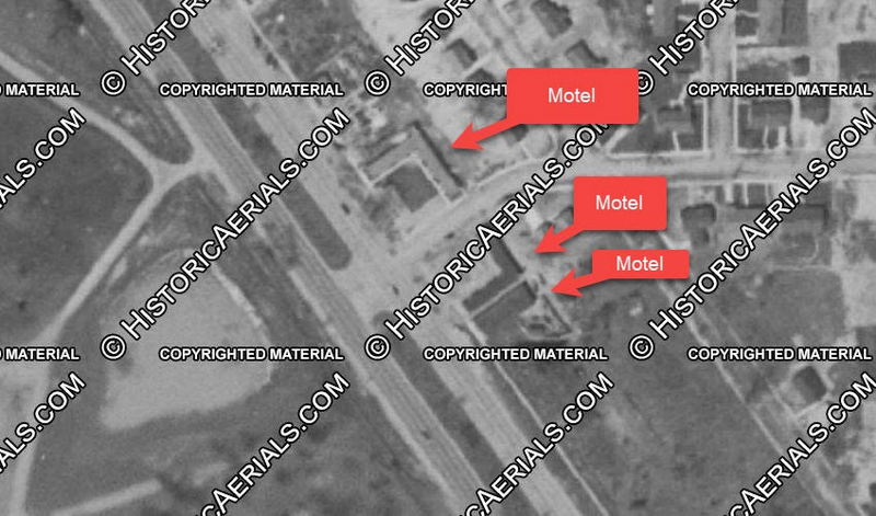 Kingswood Motel - 1951 Aerial (newer photo)